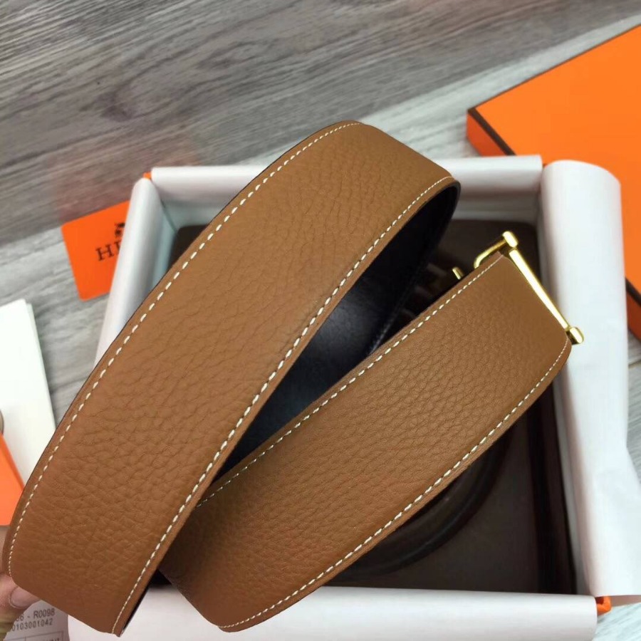 Hermes H belt buckle & Reversible leather, Original Quality 38MM