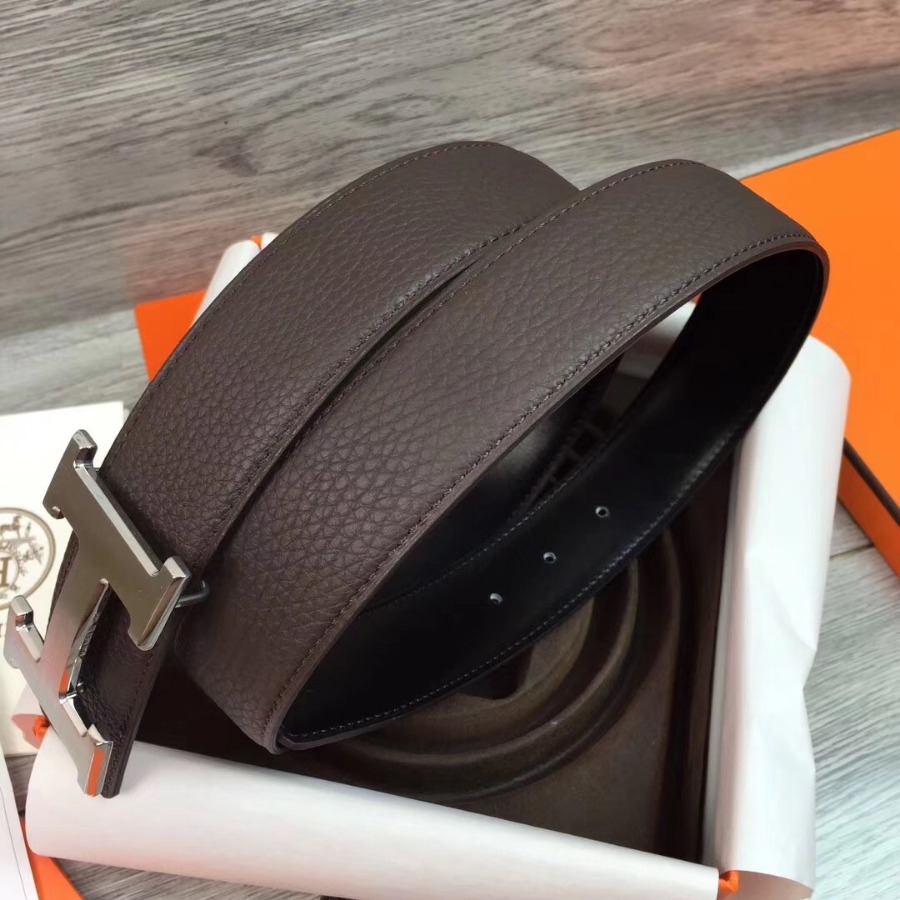 Hermes H belt buckle & Reversible leather, Original Quality 38MM