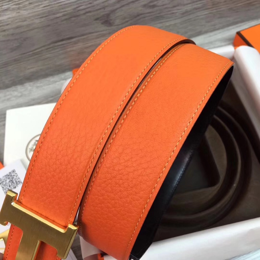 Hermes H belt buckle & Reversible leather, Original Quality 38MM