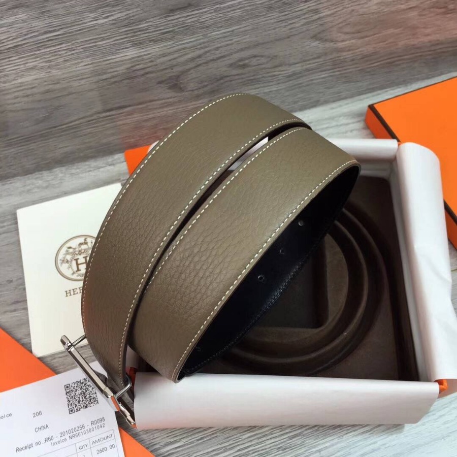 Hermes H belt buckle & Reversible leather, Original Quality 38MM