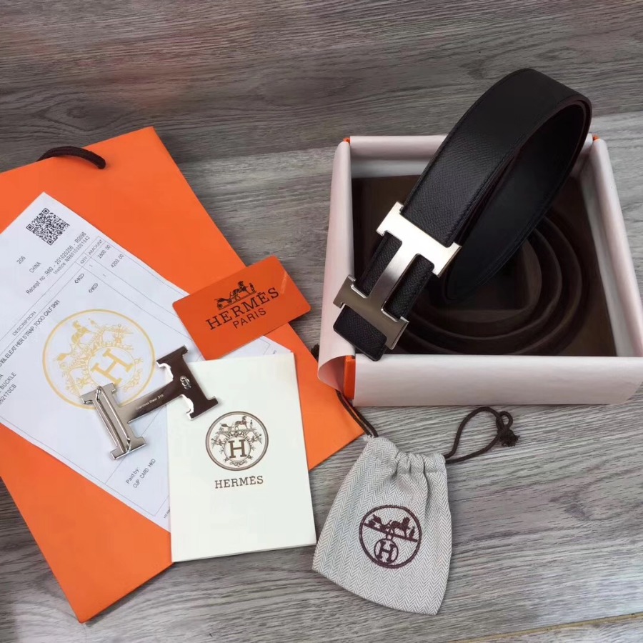 Hermes H belt buckle & Reversible leather, Original Quality 38MM