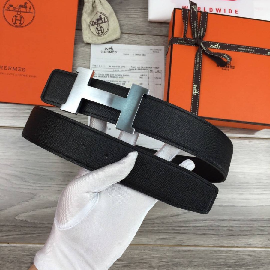 Hermes H belt buckle & Reversible leather, Original Quality 42MM