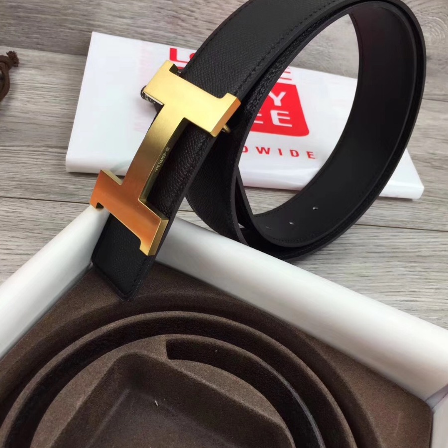 Hermes H belt buckle & Reversible leather, Original Quality 42MM