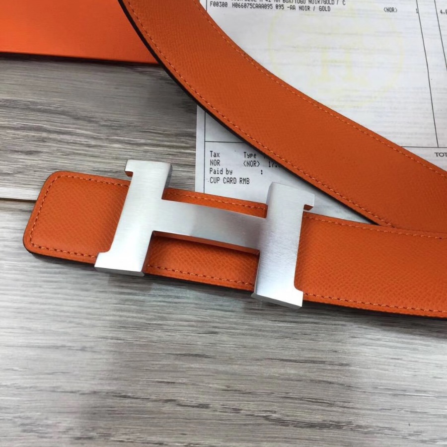 Hermes H belt buckle & Reversible leather, Original Quality 42MM