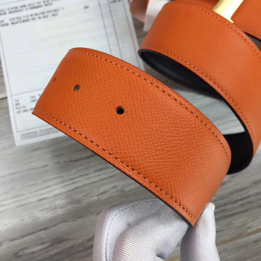 Hermes H belt buckle & Reversible leather, Original Quality 42MM