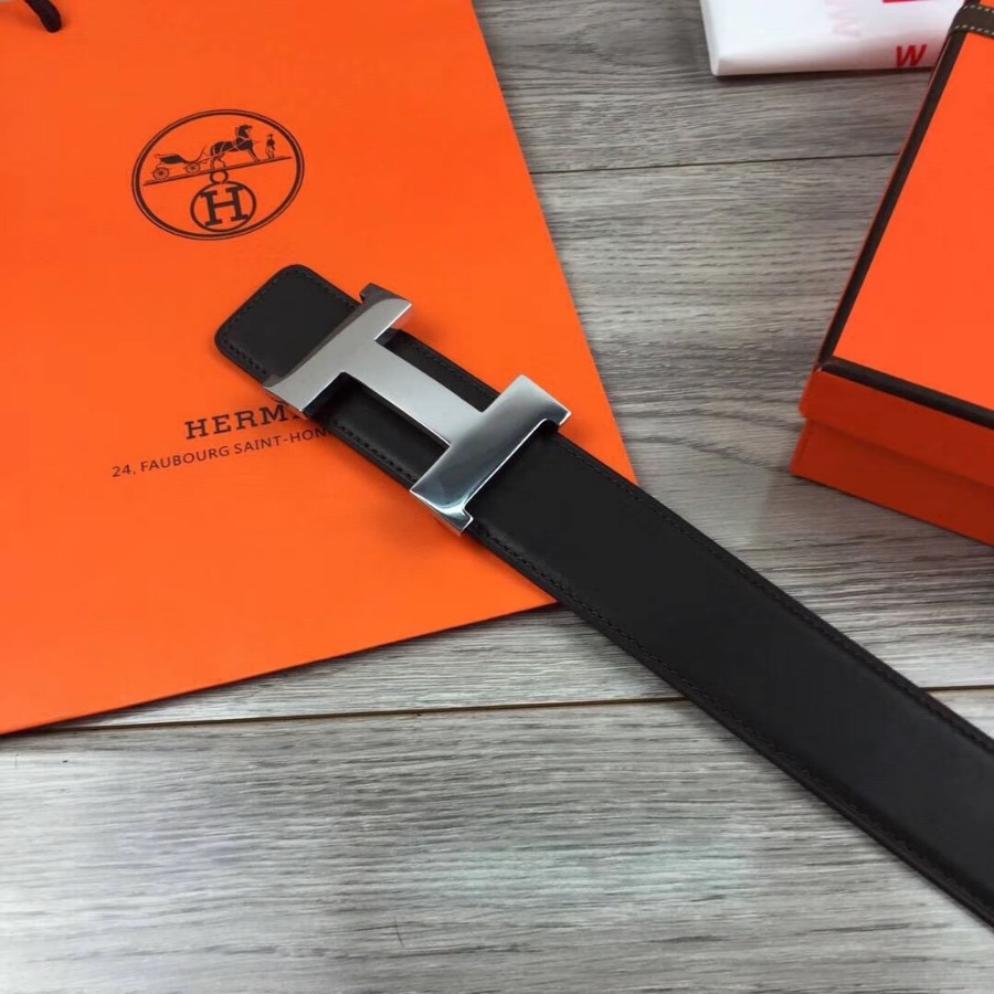 Hermes H belt buckle & Reversible leather, Original Quality 42MM