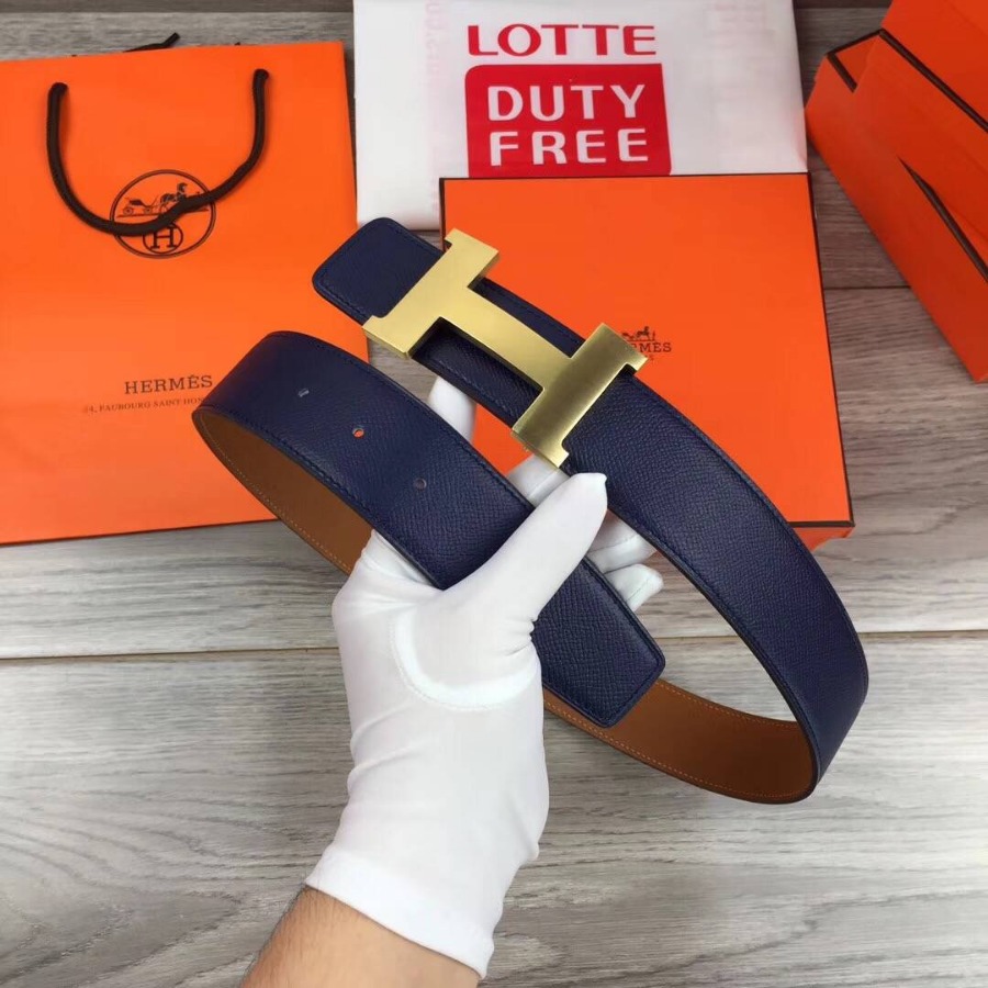 Hermes H belt buckle & Reversible leather, Original Quality 42MM