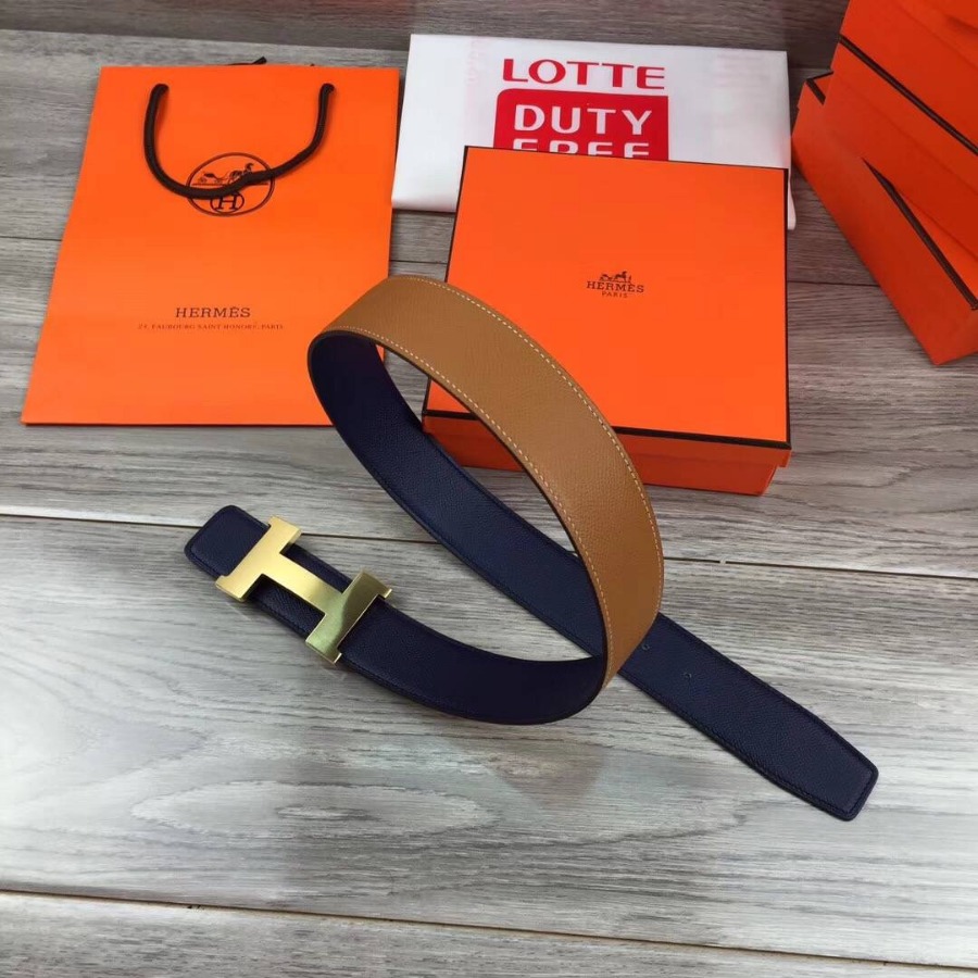 Hermes H belt buckle & Reversible leather, Original Quality 42MM