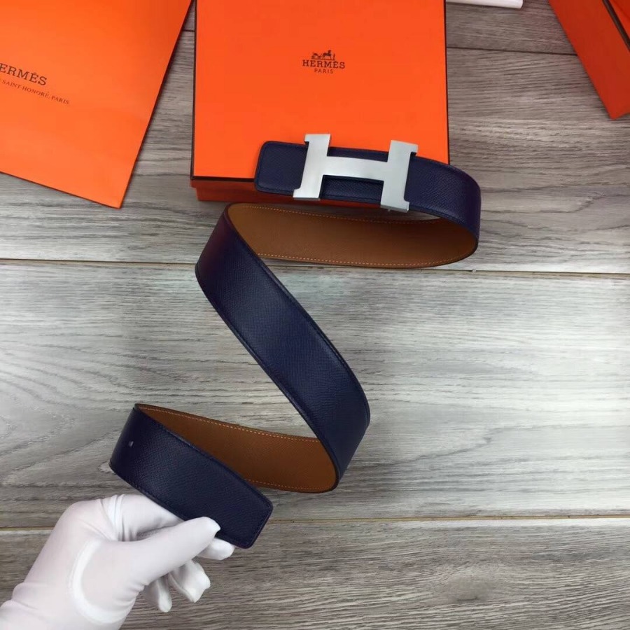 Hermes H belt buckle & Reversible leather, Original Quality 42MM