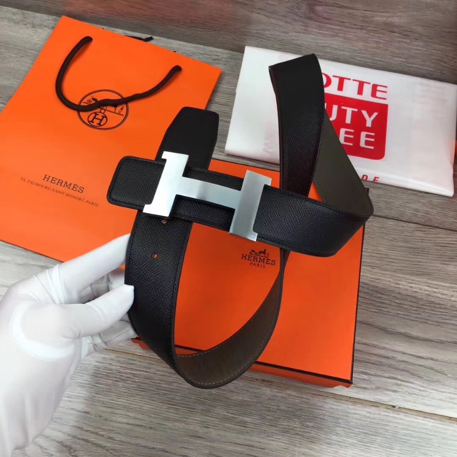 Hermes H belt buckle & Reversible leather, Original Quality 42MM