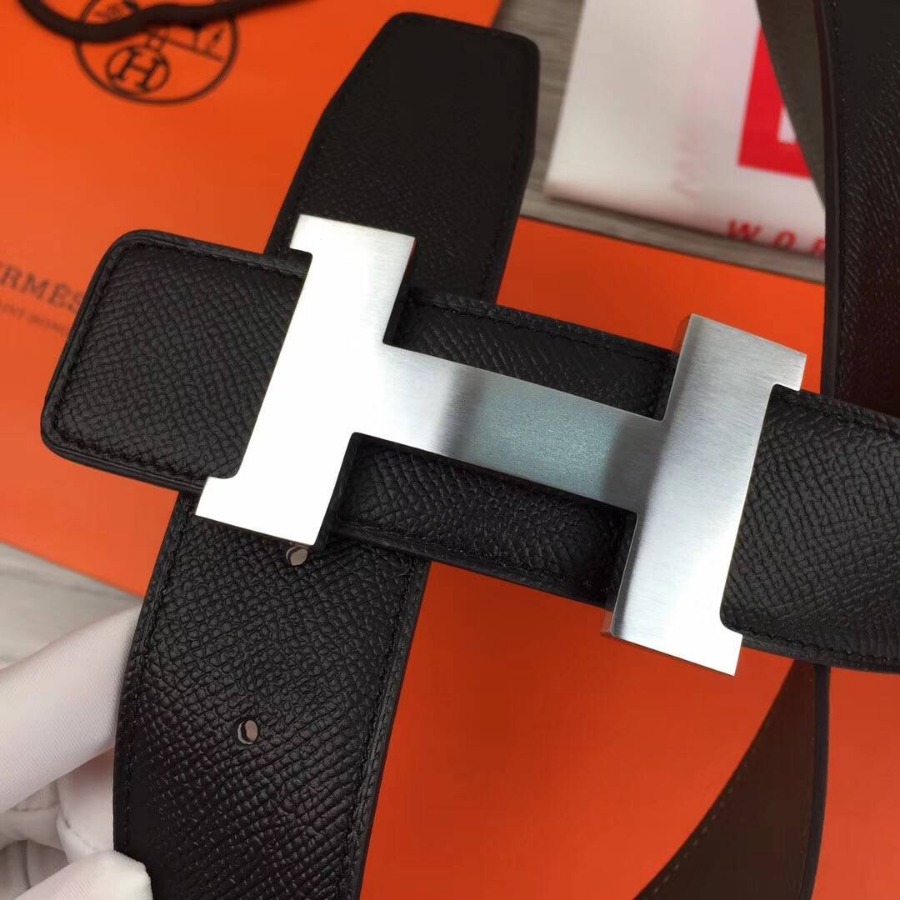 Hermes H belt buckle & Reversible leather, Original Quality 42MM