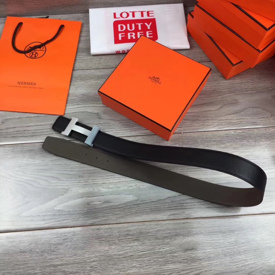 Hermes H belt buckle & Reversible leather, Original Quality 42MM