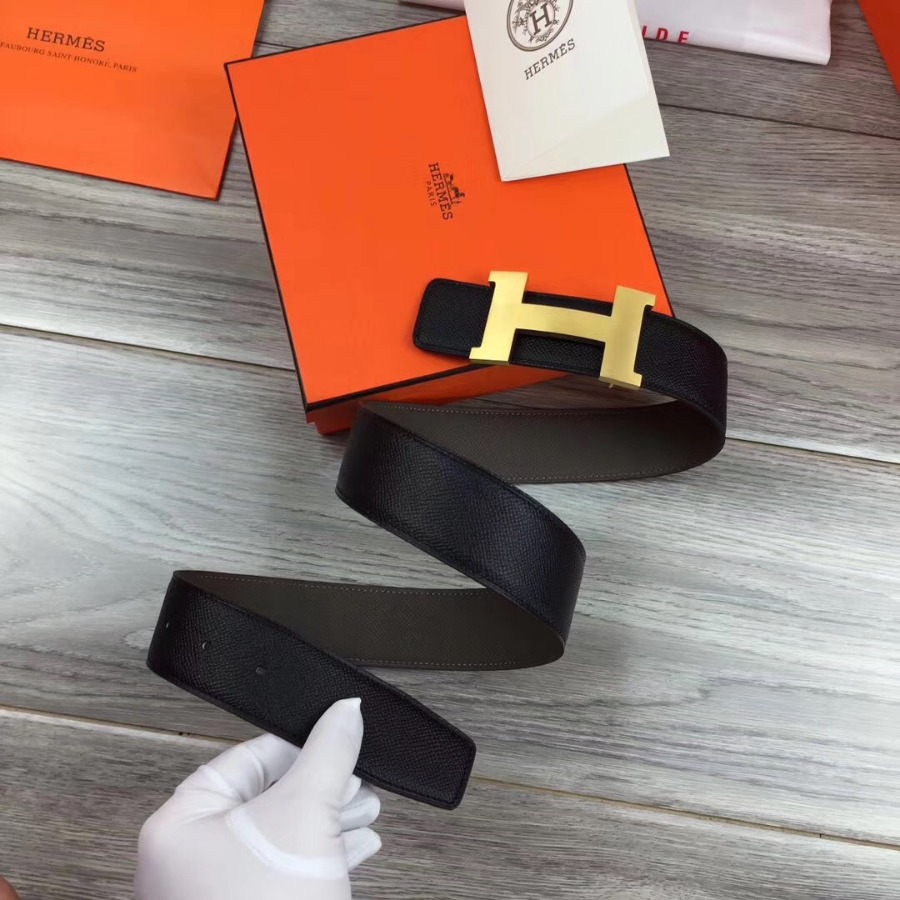 Hermes H belt buckle & Reversible leather, Original Quality 42MM