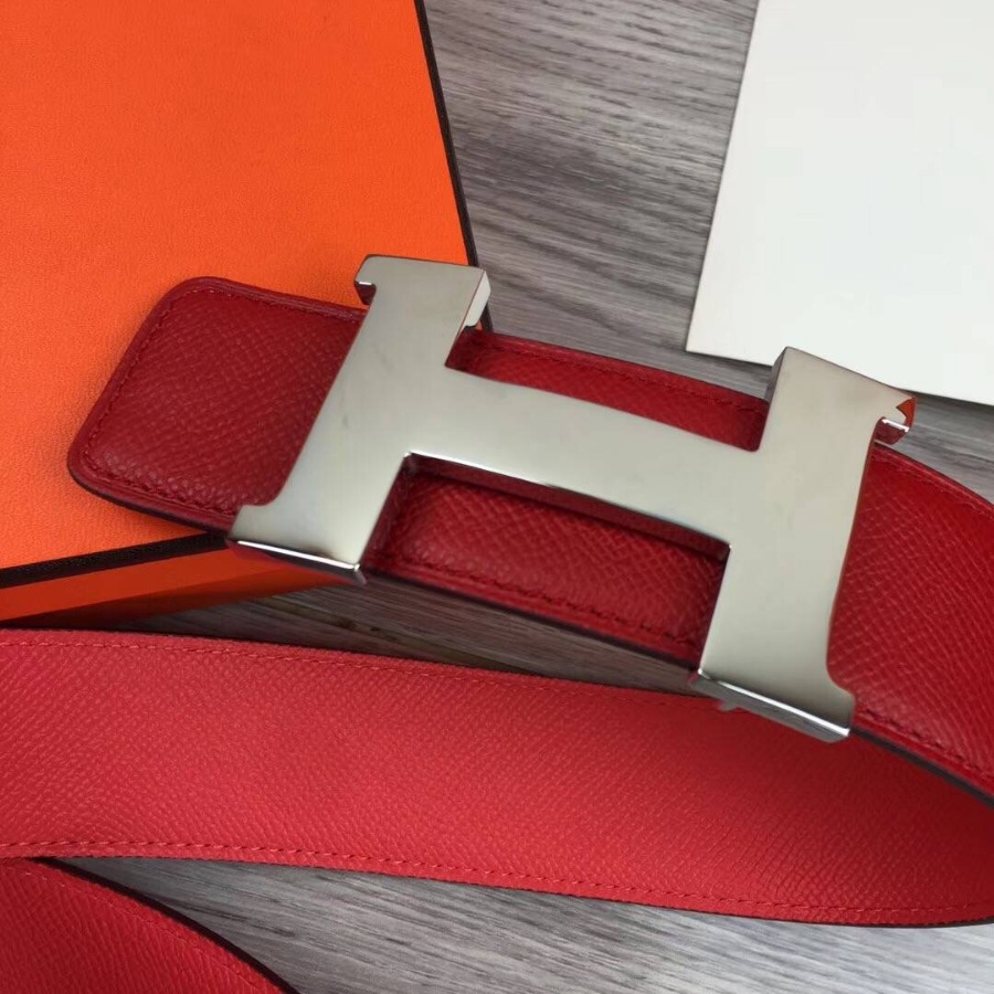 Hermes H belt buckle & Reversible leather, Original Quality 42MM