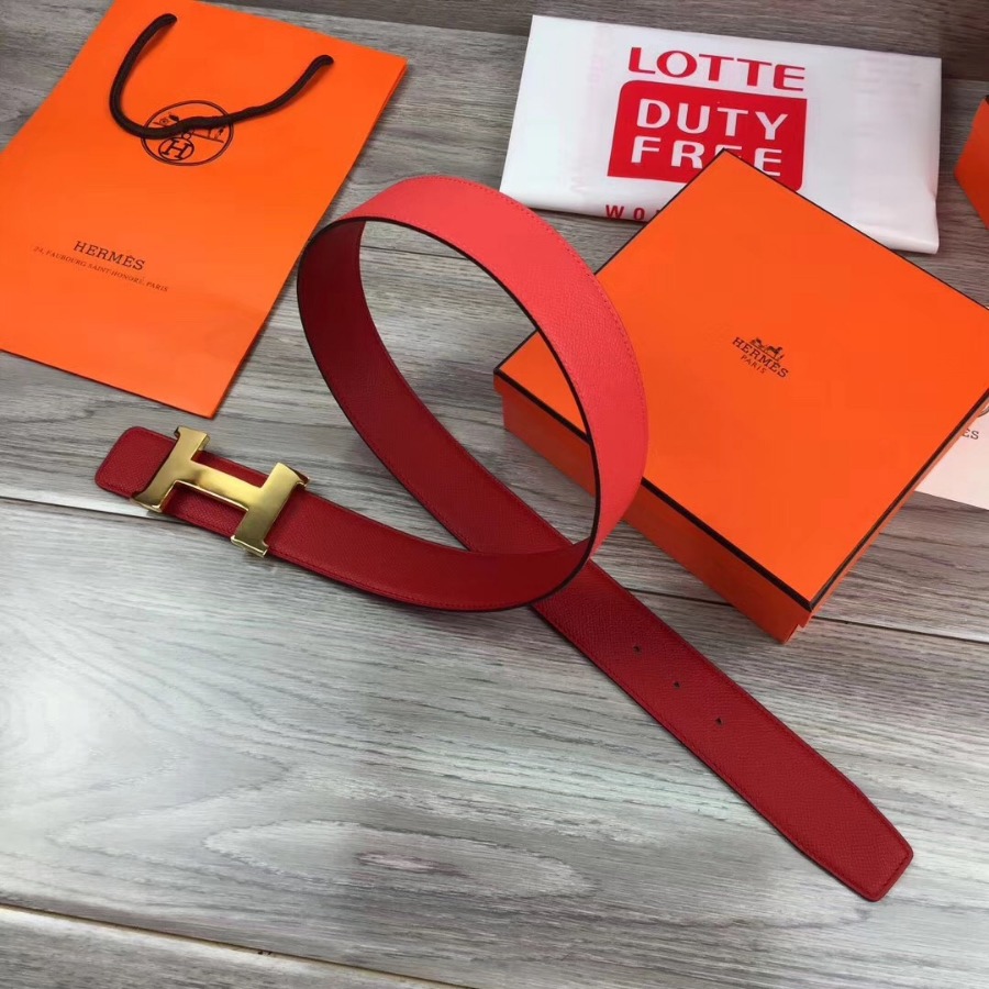 Hermes H belt buckle & Reversible leather, Original Quality 42MM