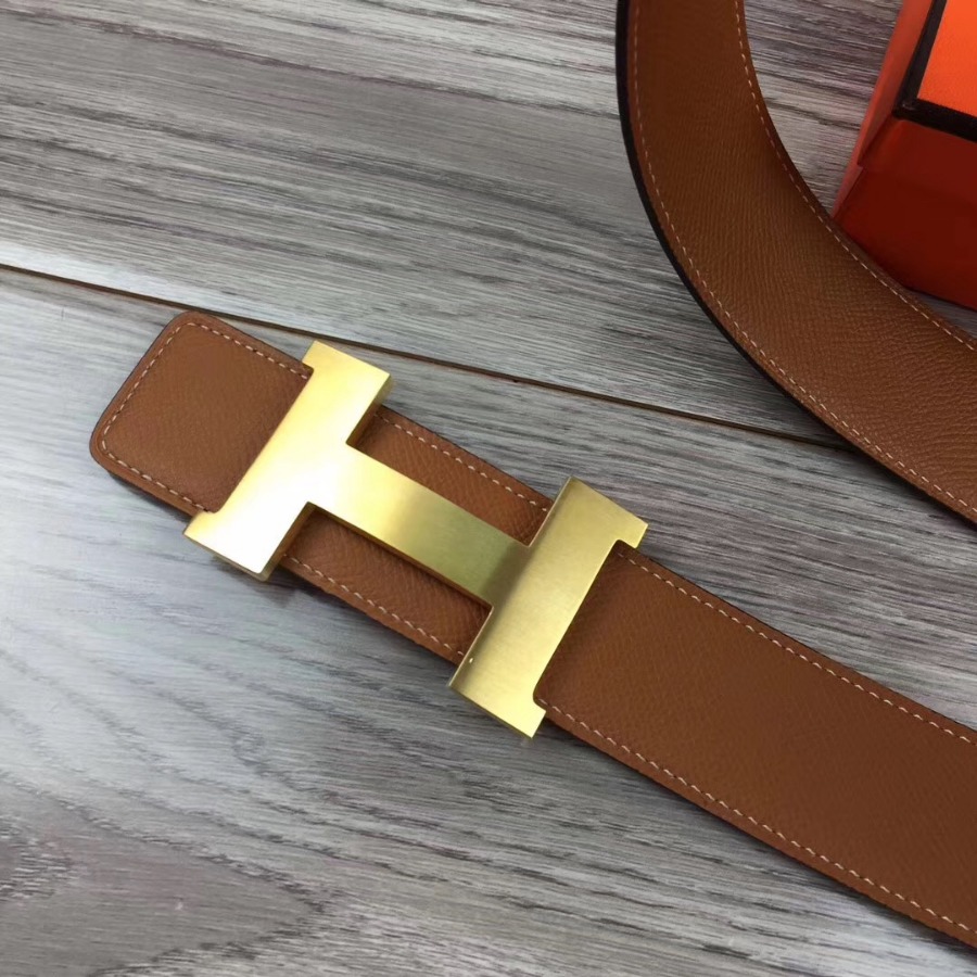 Hermes H belt buckle & Reversible leather, Original Quality 42MM