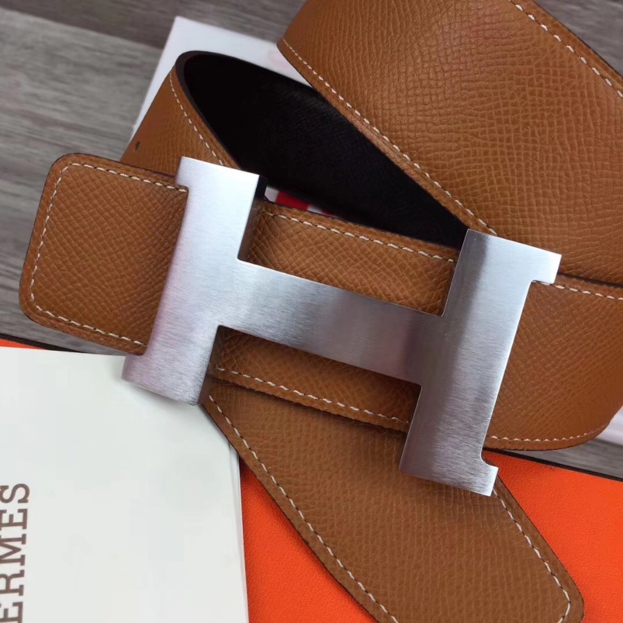 Hermes H belt buckle & Reversible leather, Original Quality 42MM