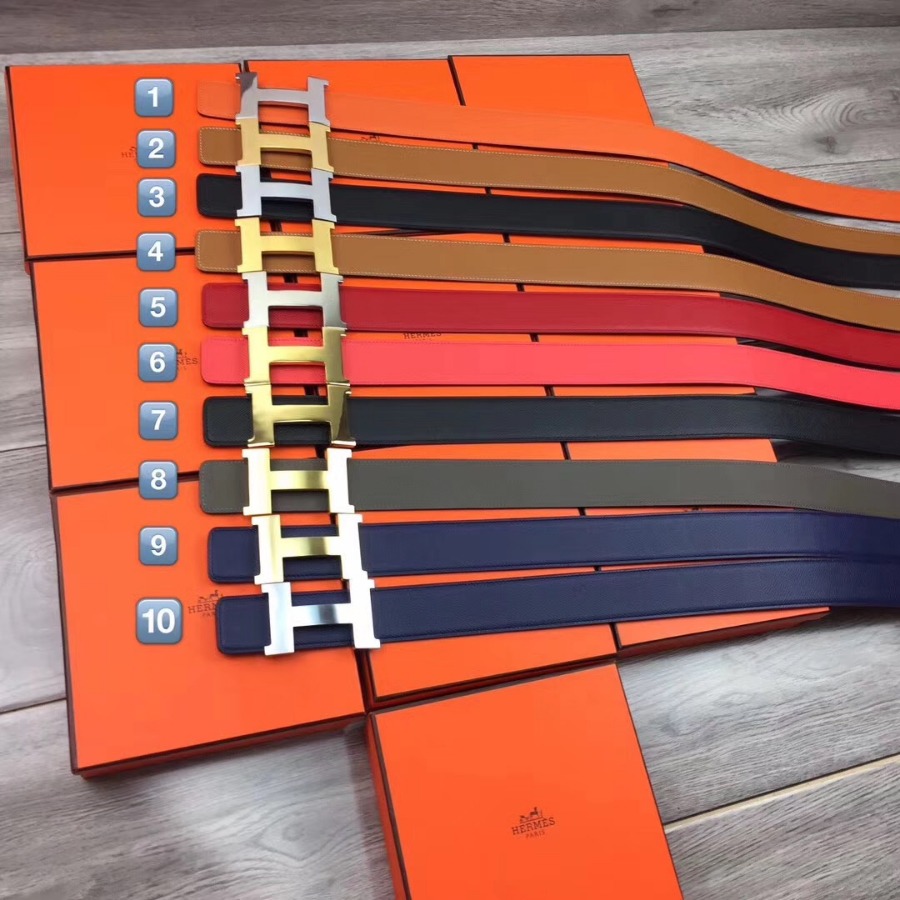 Hermes H belt buckle & Reversible leather, Original Quality 42MM