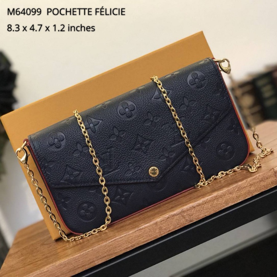 M64099, Louis Vuitton LV, POCHETTE FÉLICIE