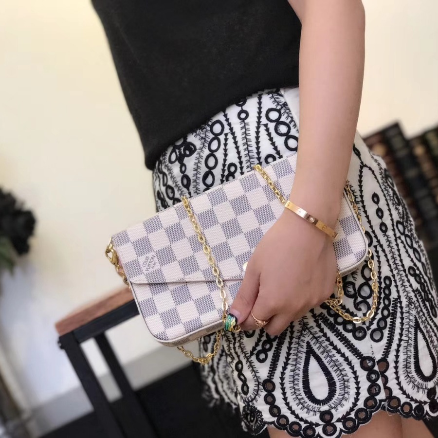 N63106, Louis Vuitton LV, POCHETTE FÉLICIE