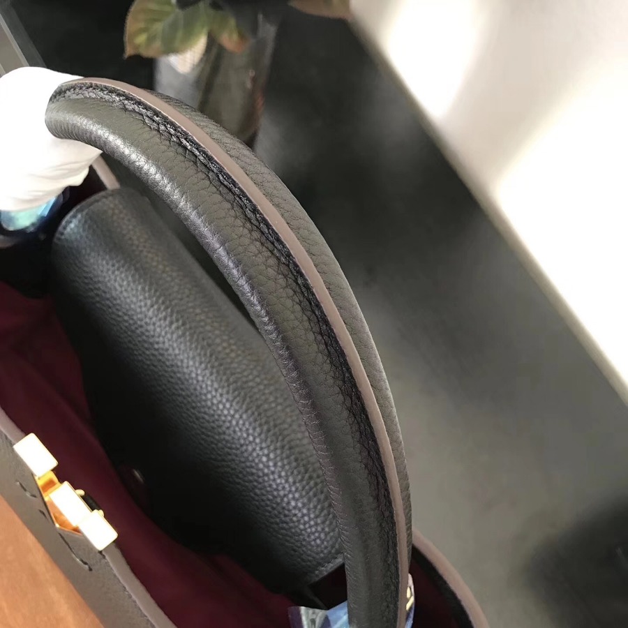 M48864, Louis Vuitton LV, Capucines MM Taurillon - Handbags