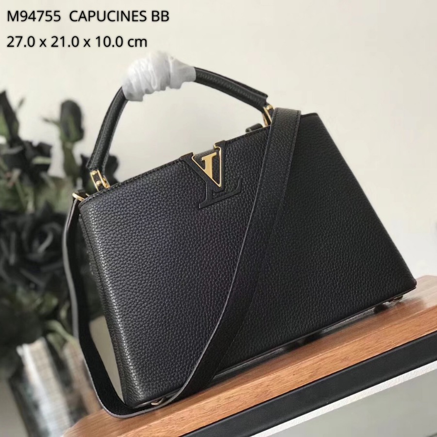 M94755, Louis Vuitton LV, Capucines BB Taurillon - Handbags