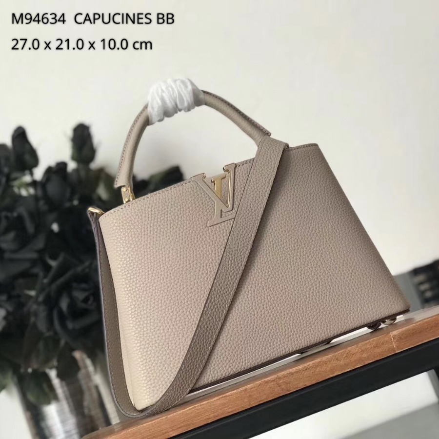 M94634, Louis Vuitton LV, Capucines BB Taurillon - Handbags