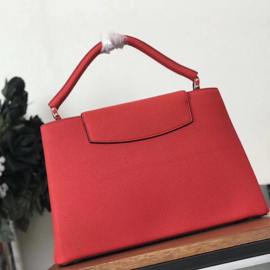 M94740, Louis Vuitton LV, Capucines MM Taurillon - Handbags