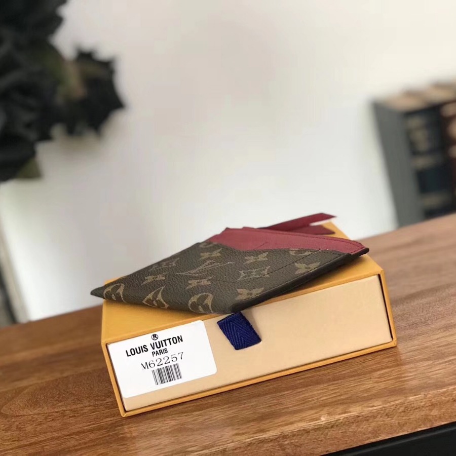M62257, Louis Vuitton LV, ZIPPED CARD HOLDER