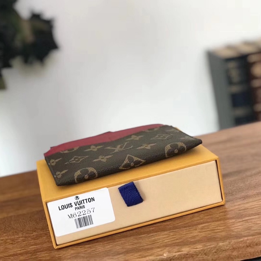 M62257, Louis Vuitton LV, ZIPPED CARD HOLDER