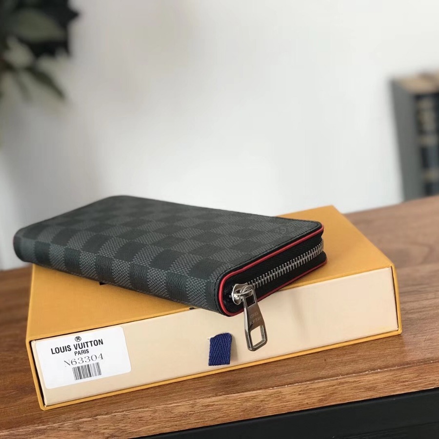 N63304, Louis Vuitton LV, ZIPPY WALLET VERTICAL