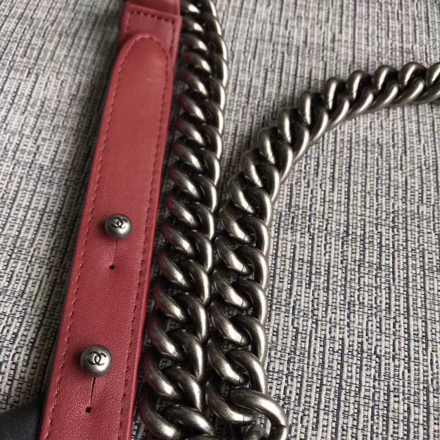 CHANEL V BOY CHANEL HANDBAG, Baby Cow Leather