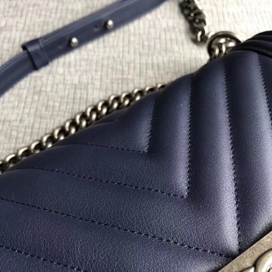 CHANEL V BOY CHANEL HANDBAG, Baby Cow Leather