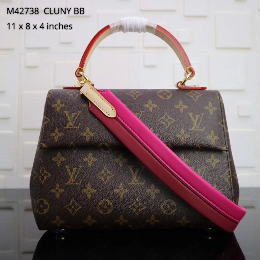 M42738, Louis Vuitton LV, CLUNY BB Monogram