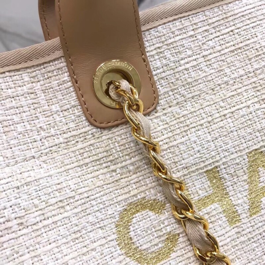 Chanel Handbag & Shopping Bag, CANVAS, CALFSKIN