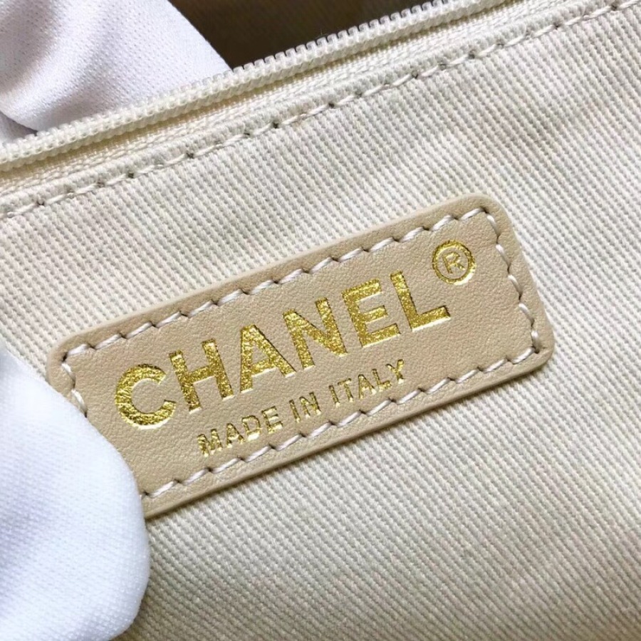 Chanel Handbag & Shopping Bag, CANVAS, CALFSKIN