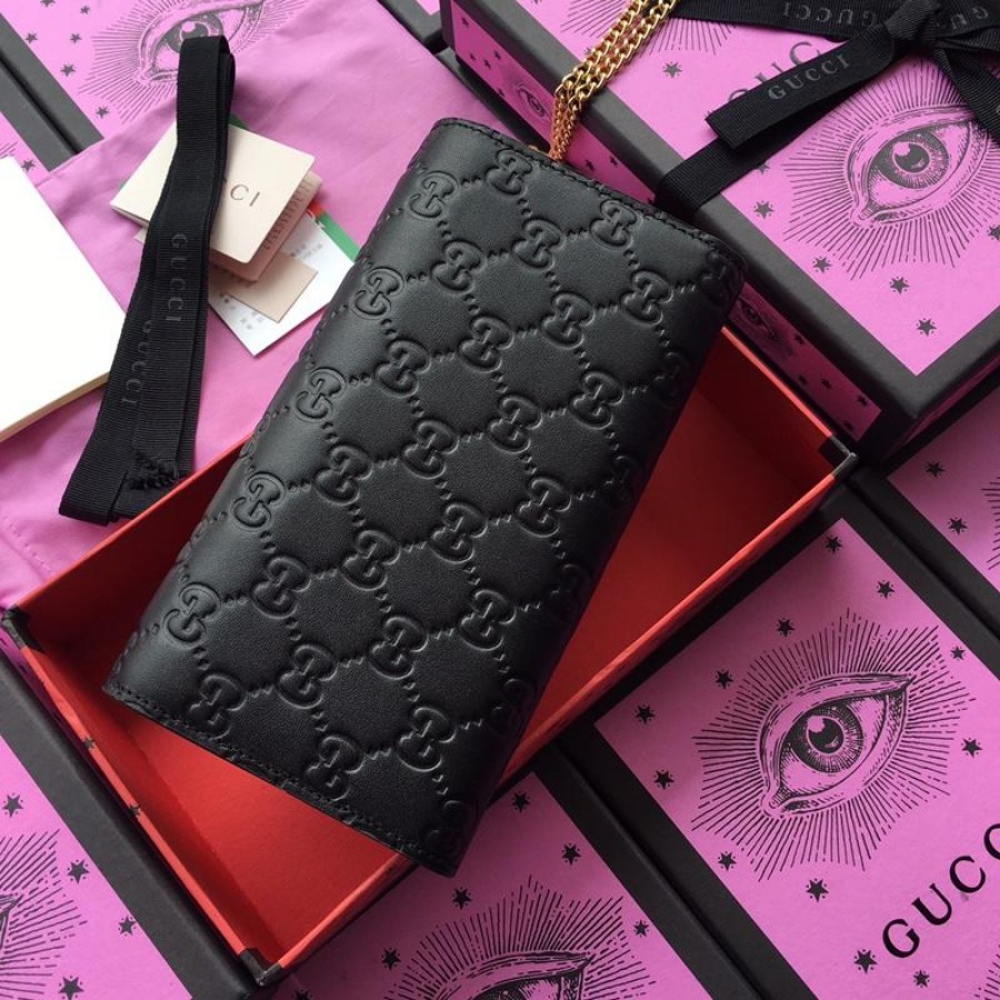 Gucci Padlock continental wallet, 453506, 7.5W x 4H x 1.5D