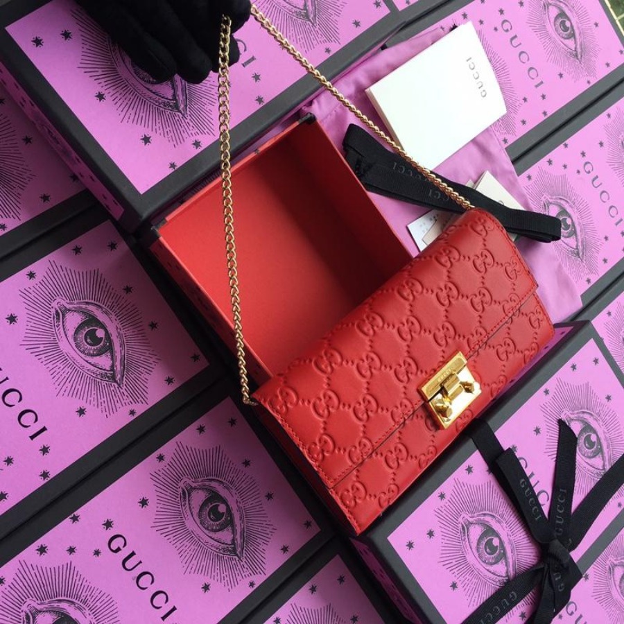 Gucci Padlock continental wallet, 453506, 7.5W x 4H x 1.5D