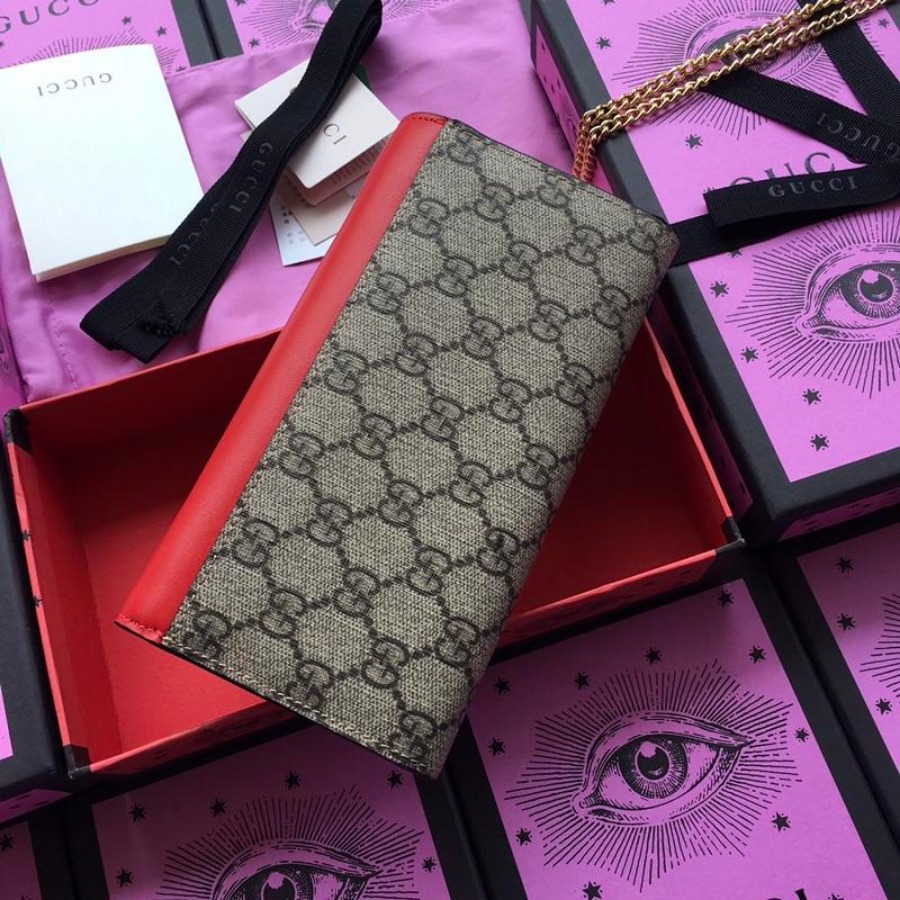 Gucci Padlock continental wallet, 453506, 7.5W x 4H x 1.5D