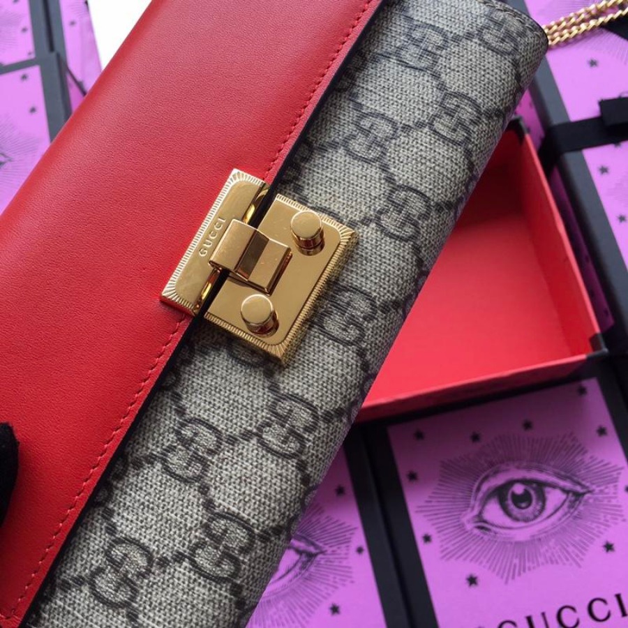 Gucci Padlock continental wallet, 453506, 7.5W x 4H x 1.5D
