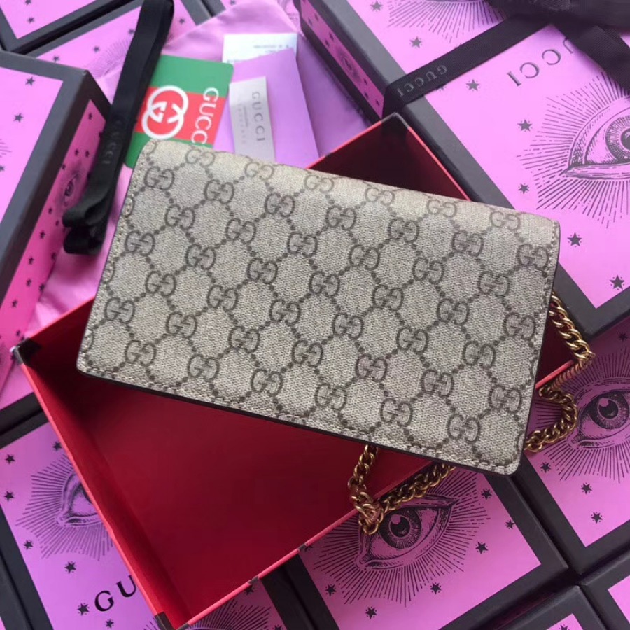 GG Supreme mini bag with cherries, 481290