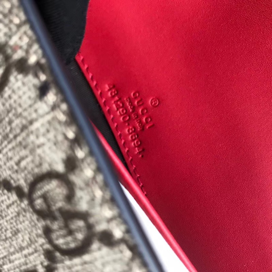 GG Supreme mini bag with cherries, 481290