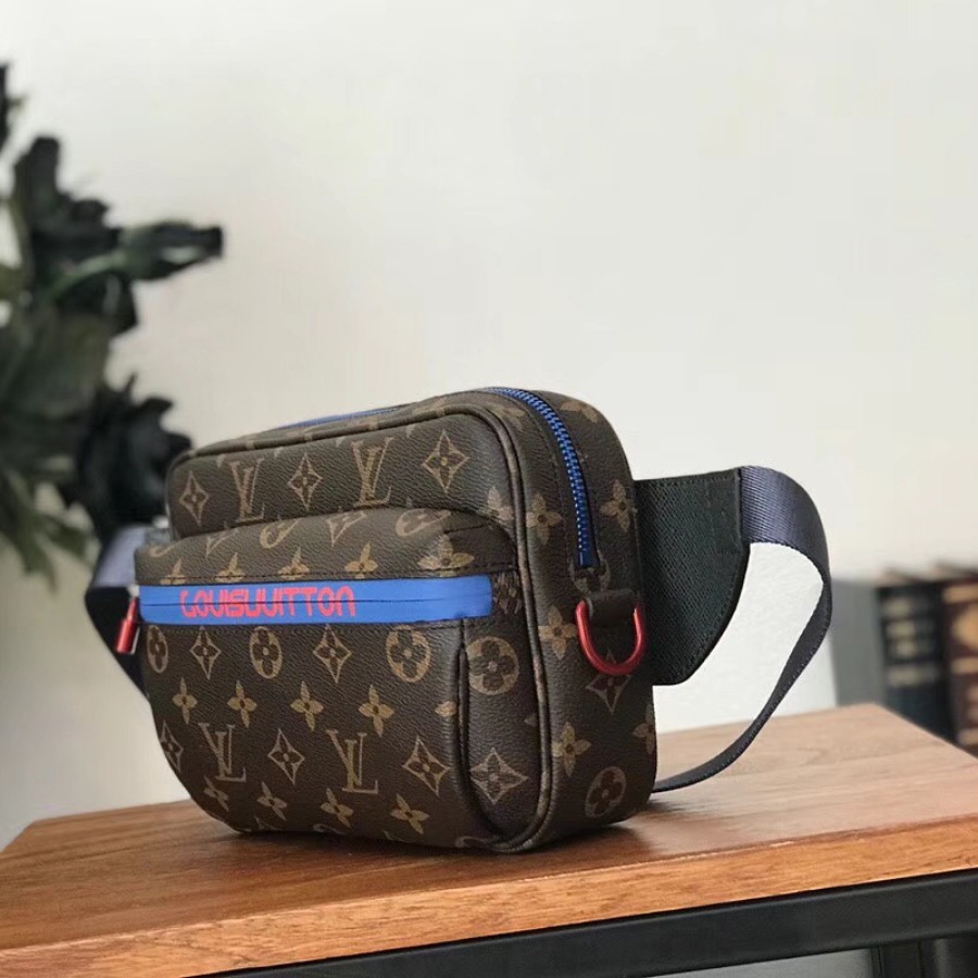M43828, LOUIS VUITTON LV, BUMBAG PM MONOGRAM MEN BAG