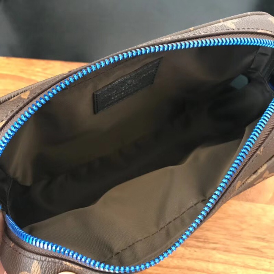 M43828, LOUIS VUITTON LV, BUMBAG PM MONOGRAM MEN BAG