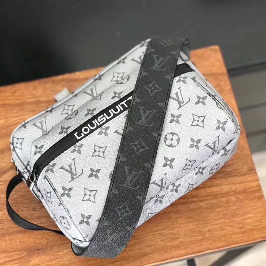 M43844, LOUIS VUITTON LV, MESSENGER PM MONOGRAM MEN BAG