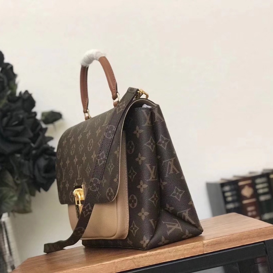 M44257, LOUIS VUITTON LV, MARIGNAN MONOGRAM HANDBAG