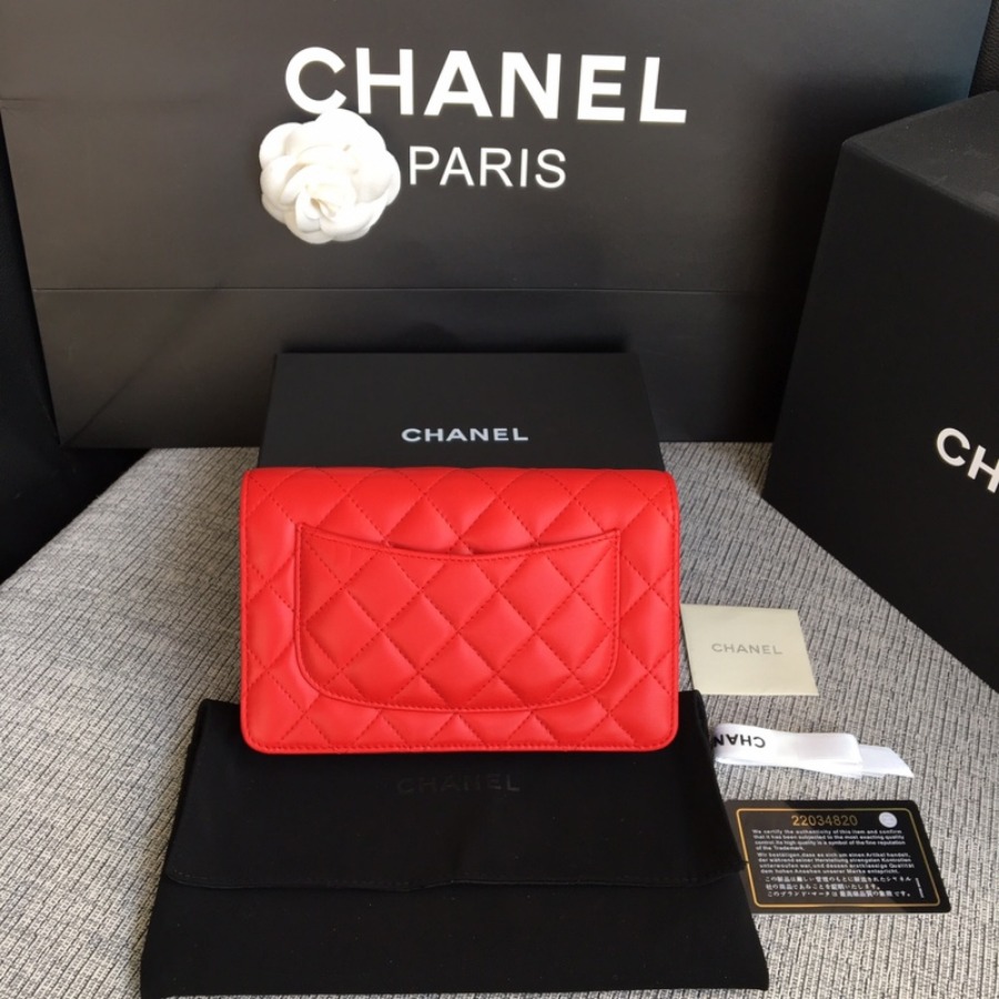 WOC CHANEL, LAMBSKIN