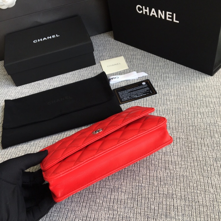 WOC CHANEL, LAMBSKIN