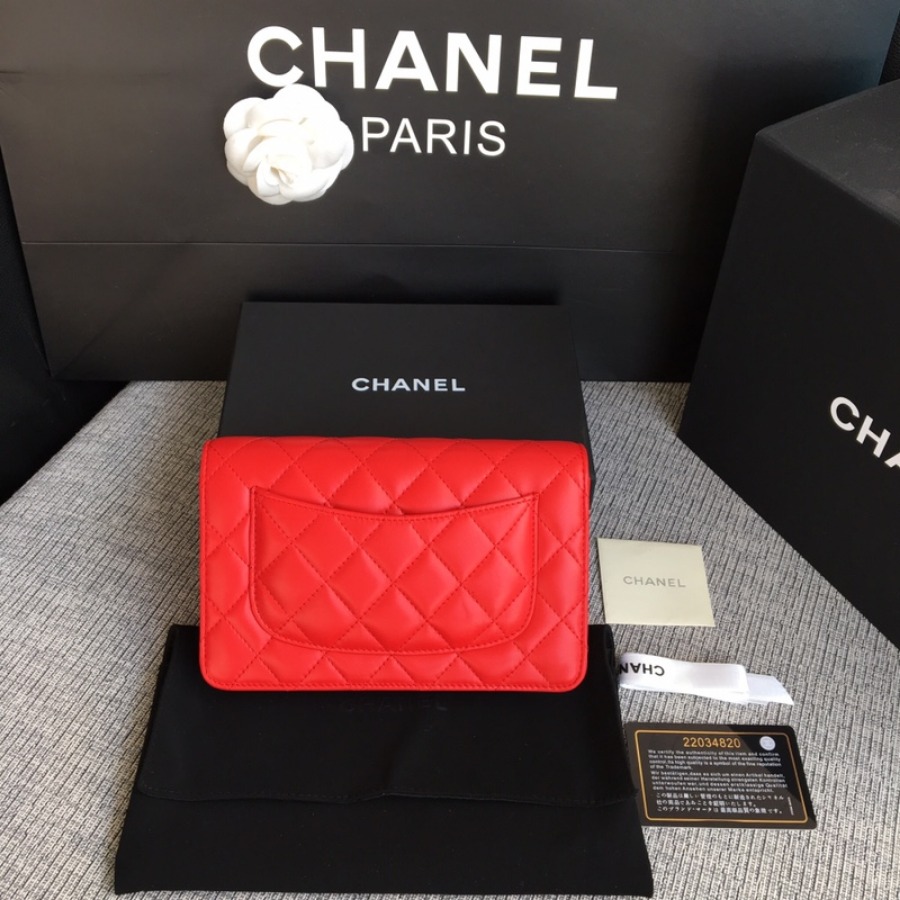 WOC CHANEL, LAMBSKIN