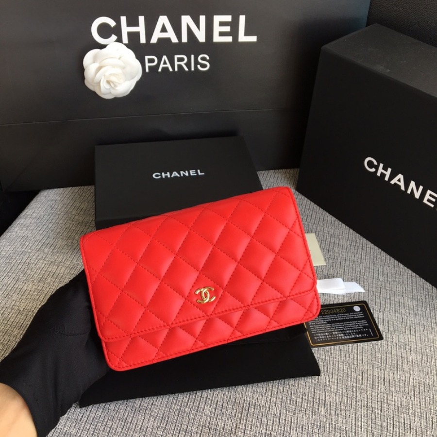 WOC CHANEL, LAMBSKIN